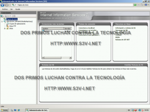 Windows Server SBS 2008 - IIS 7 Pagina de inicio
