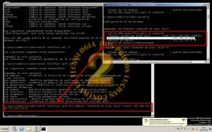 Configuración ip en CMD con NETSH