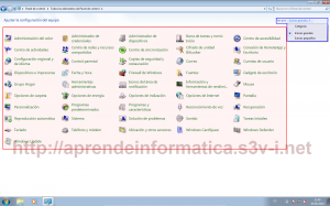 Windows 7 - Vistas Panel de Control