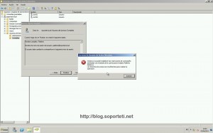 Delegar la cvreación de usuarios - Errores