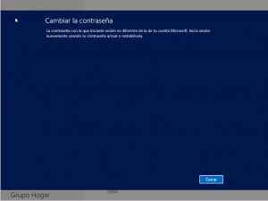 Windows 8 - Cambiando contraseñas