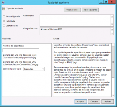 GPO - Tapiz de escritorio