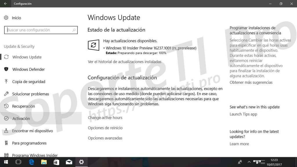 Windows 10 - 16237.1001 rs_prerelease